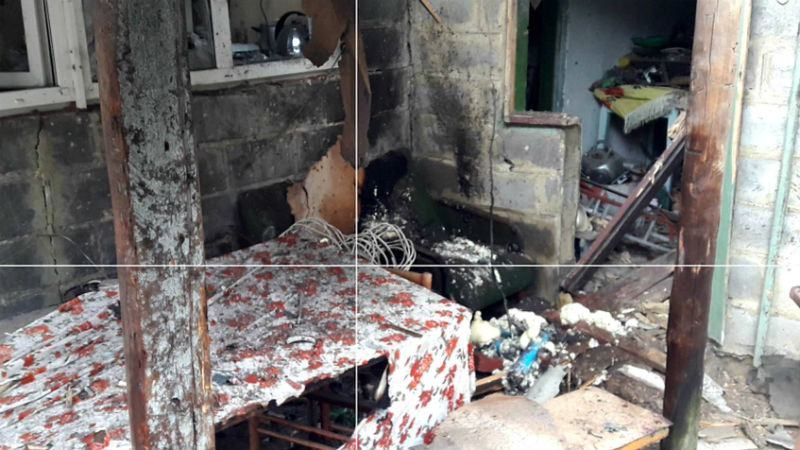 Жуткие последствия танкового обстрела Марьинки: появились фото Жуткие последствия танкового обстрела Марьинки: появились фото