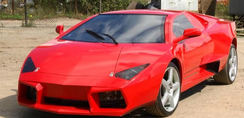 Энтузиаст сконструировал копию Lamborghini собственными руками Энтузиаст сконструировал копию Lamborghini собственными руками