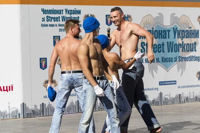 Кличко, воркаут, Київ Кличко, воркаут, Київ