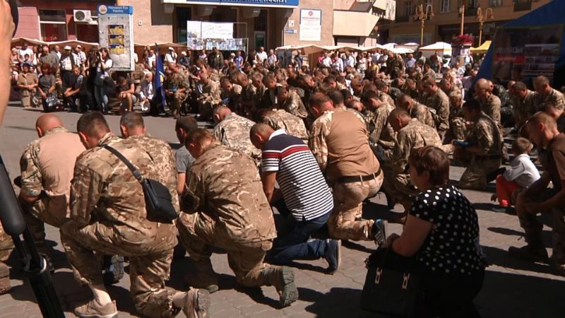 В Ивано-Франковске почтили память жертв Иловайской трагедии