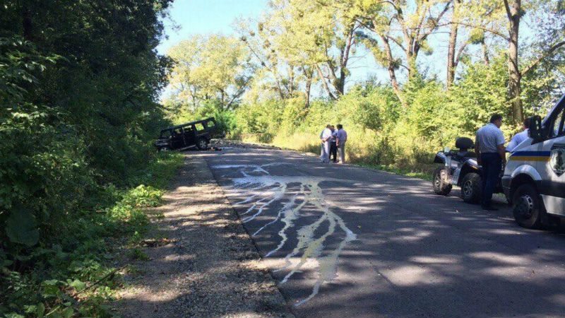 З’явились страшні фото з місця вибуху джипу на Львівщині (18+)