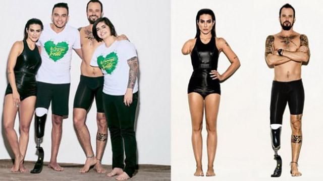 Известный журнал выдал моделей за паралимпийцев, зарисовав им конечности Известный журнал выдал моделей за паралимпийцев, зарисовав им конечности