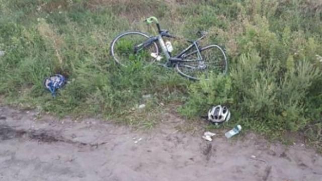 З'явилося відео з жахливої ДТП з велосипедистами під Києвом 