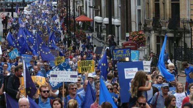 У Лондоні зібрався масовий протест проти Brexit