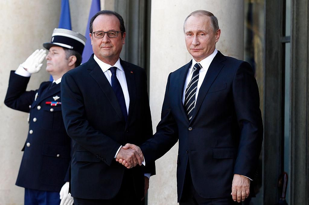Зустріч Путіна і Олланда провалилась, – французькі ЗМІ