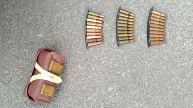 У прохожего полицейские нашли рюкзак с патронами У прохожего полицейские нашли рюкзак с патронами