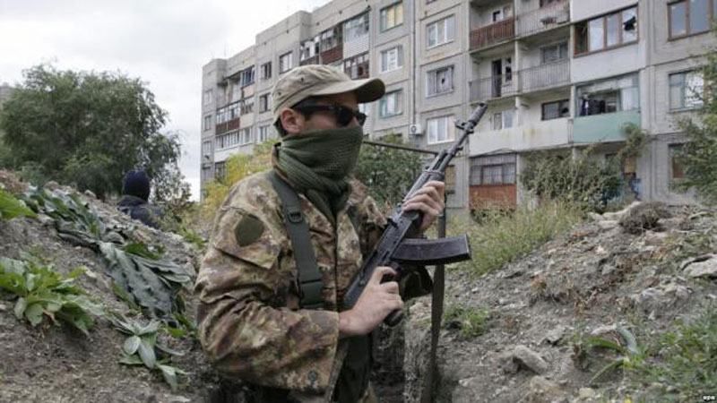 Террористы подорвались на собственной мине на Донбассе
