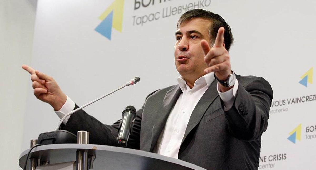 Саакашвили назвал "договорняком" решение о проведении Евровидения в Киеве Саакашвили назвал "договорняком" решение о проведении Евровидения в Киеве