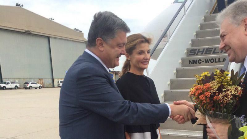 Порошенко з дружиною вже у Нью-Йорку: з'явились фото Порошенко з дружиною вже у Нью-Йорку: з'явились фото