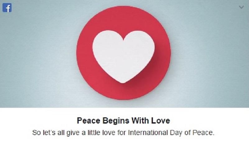 Facebook призвал пользователей делиться любовью Facebook призвал пользователей делиться любовью