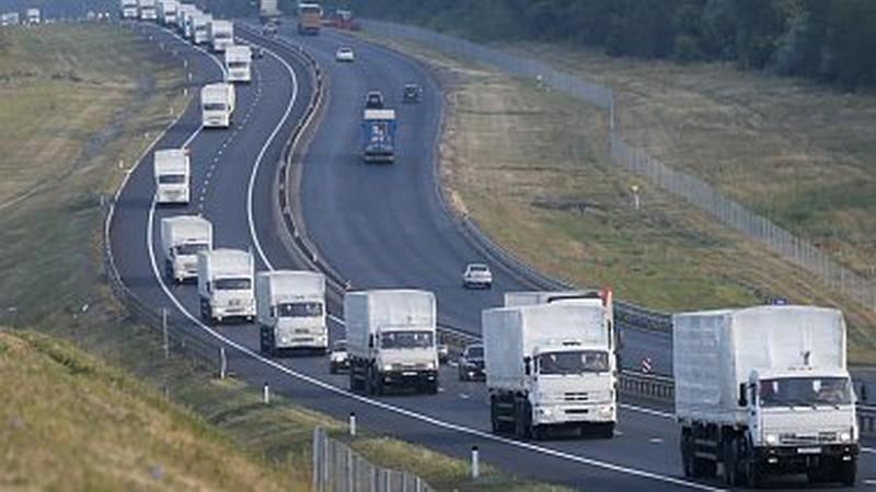 На Донбас відправився черговий російський "гумконвой" На Донбас відправився черговий російський "гумконвой"