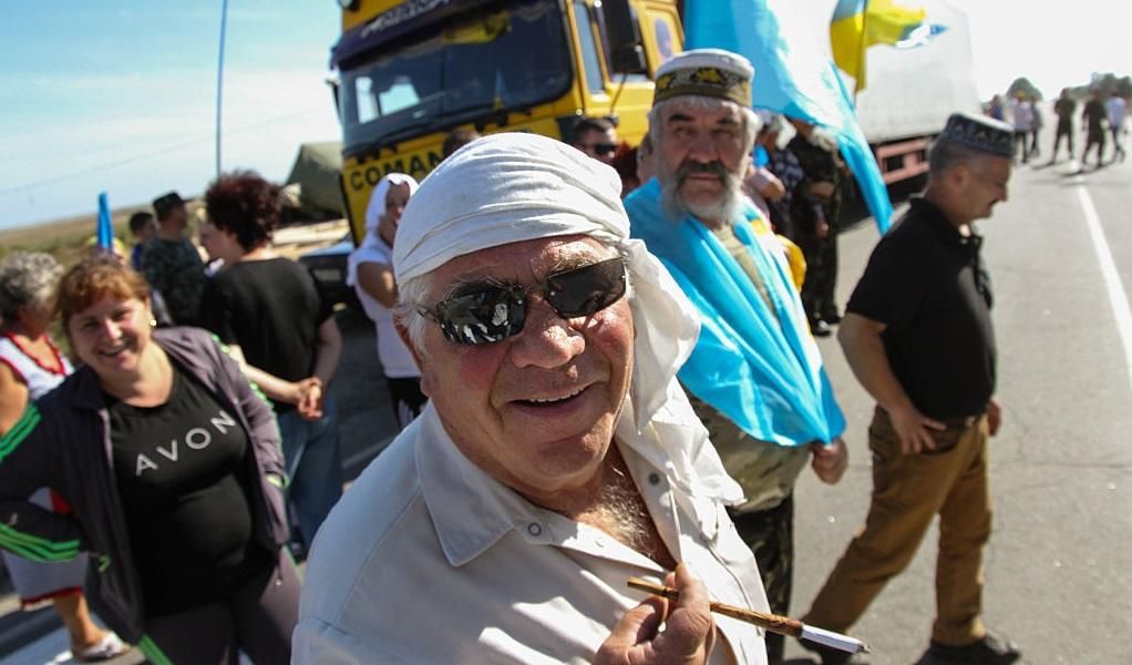 На Чонгарі відзначають річницю блокади Криму На Чонгарі відзначають річницю блокади Криму