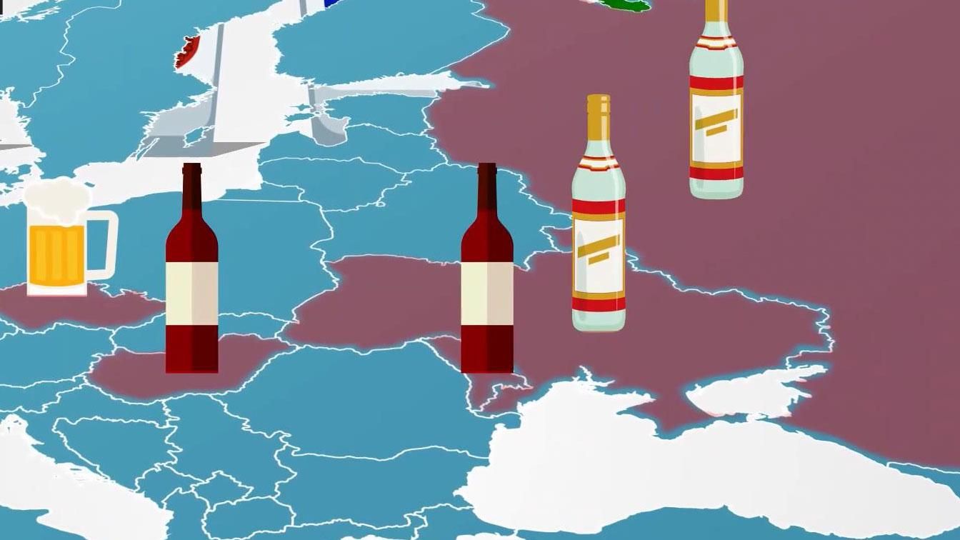 Какое место занимает Украина по количеству употребления алкоголя Какое место занимает Украина по количеству употребления алкоголя