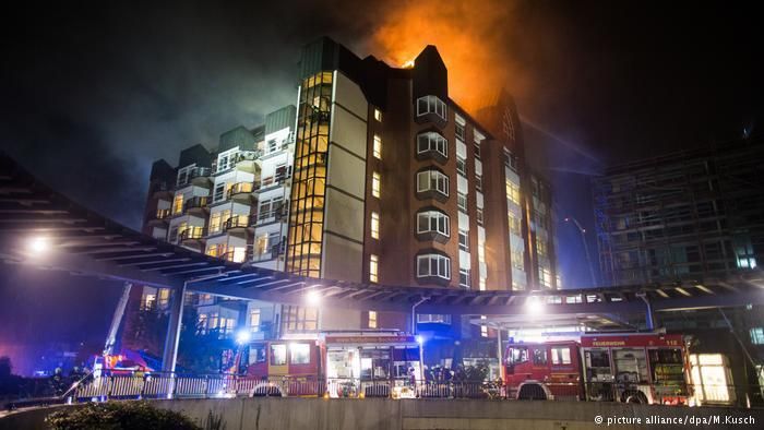 У німецькій лікарні сталася пожежа, є жертви