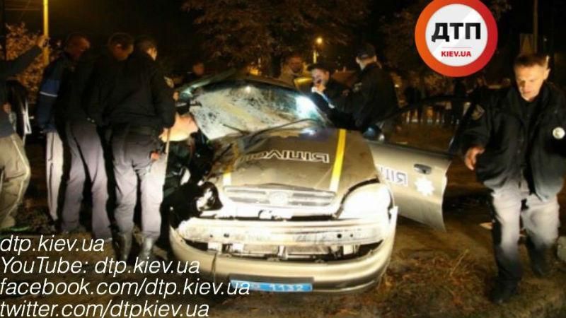 Страшна аварія з поліцейськими під Києвом: двоє загинуло, – ЗМІ