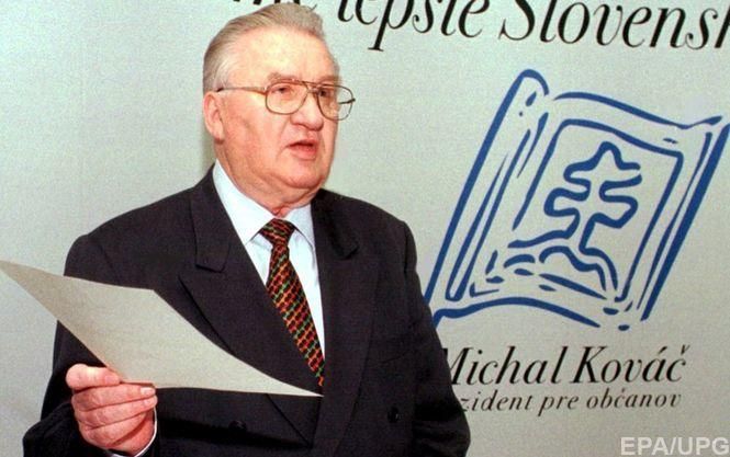 Помер перший президент Словаччини