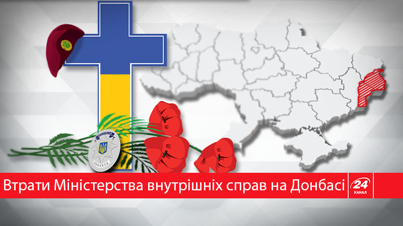 Печальная статистика: сколько сотрудников МВД погибли на востоке Украины