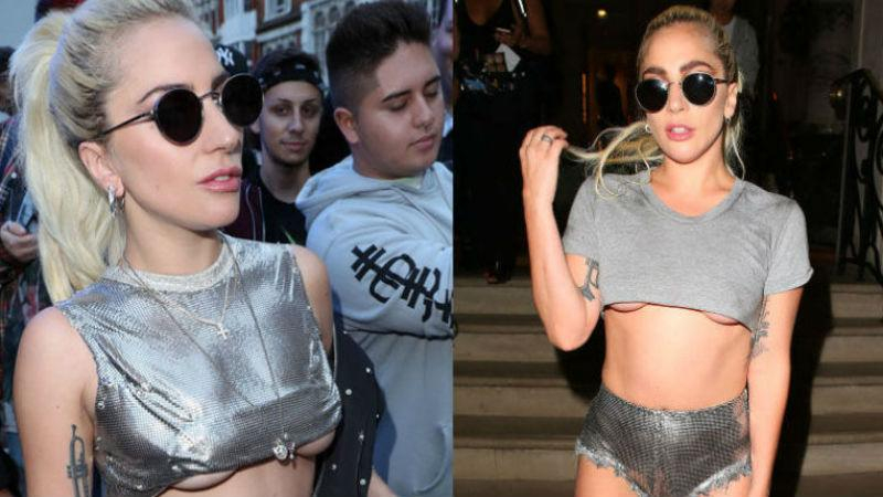 Обнаженная грудь, которая выглядывает снизу – новый тренд завоевывает популярность