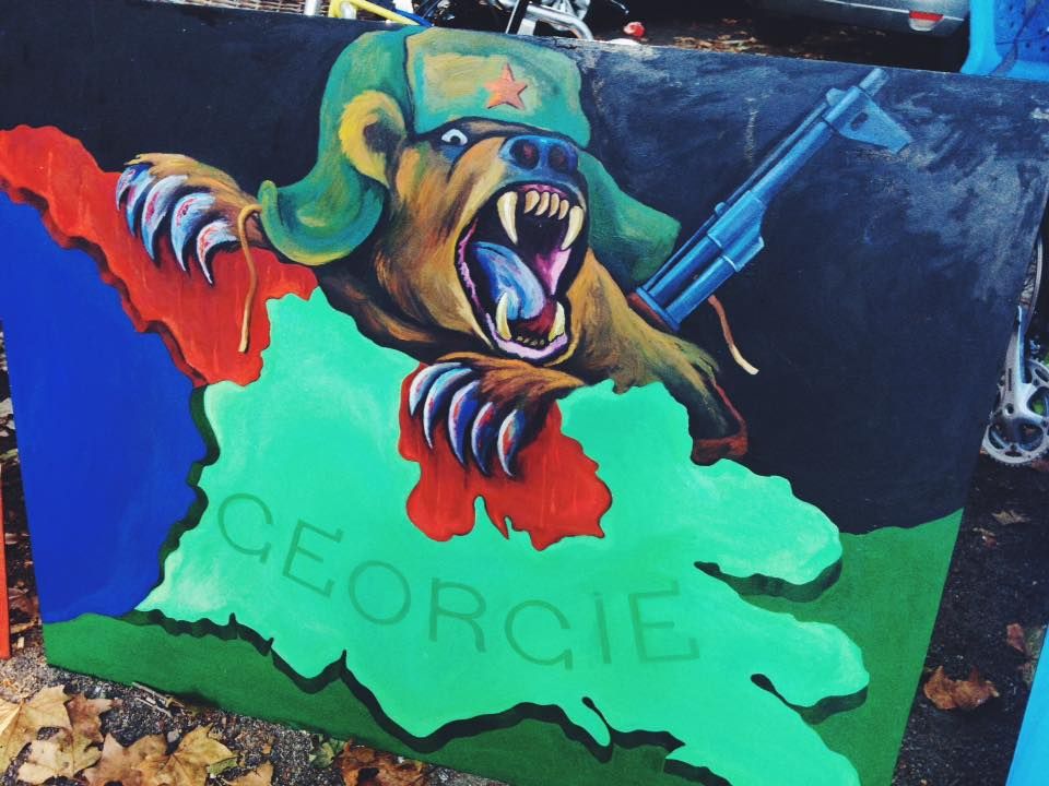 Художник у промовистих картинах показав усю суть Росії Художник у промовистих картинах показав усю суть Росії