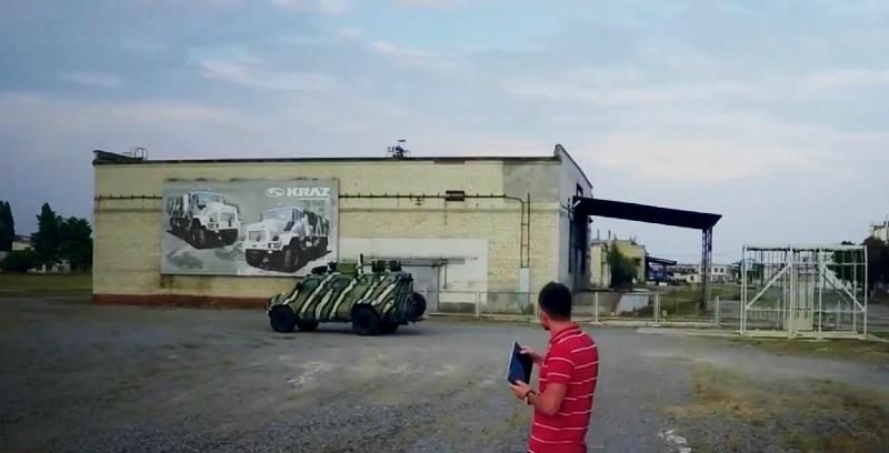 Как выглядит украинский беспилотный бронеавтомобиль
