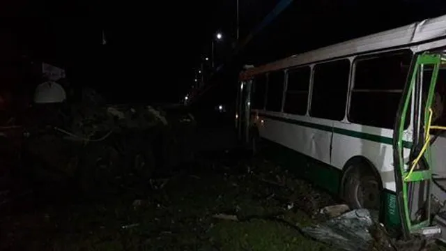 БТР, автобус, Донбас