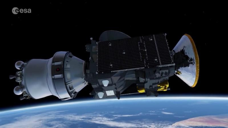 Космический аппарат совершил успешную расстыковку возле Марса Космический аппарат совершил успешную расстыковку возле Марса