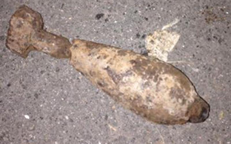 Посреди Киева нашли взрывоопасную мину