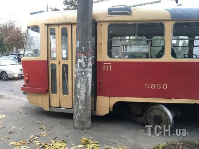 Трамвай, ДТП, Київ