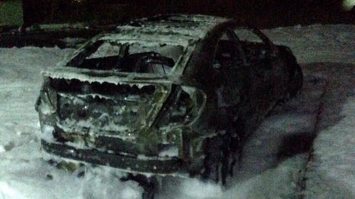 Жене Мишеля Терещенко сожгли авто