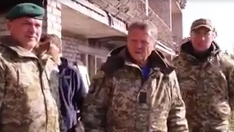 Маркевич потрапив під обстріл у Мар'їнці: з’явилося відео 