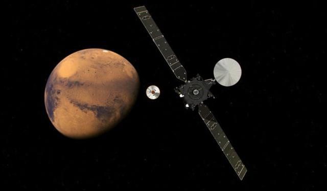 Місія ExoMars подала перший сигнал із Марсу на Землю Місія ExoMars подала перший сигнал із Марсу на Землю