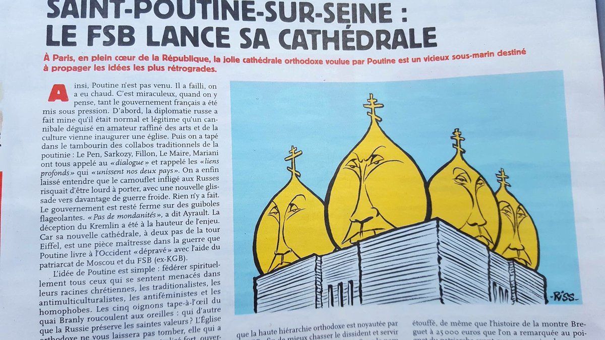 Charlie Hebdo дотепно висміяв росіян: Москва обурена Charlie Hebdo дотепно висміяв росіян: Москва обурена