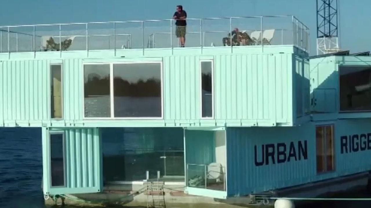 Датчане построили первые комфортабельные дома на воде Датчане построили первые комфортабельные дома на воде