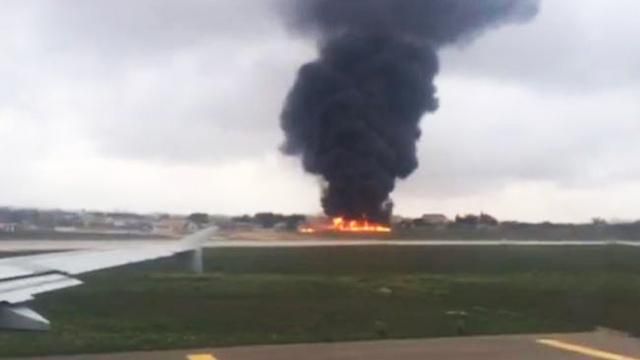 Літак з чиновниками Євросоюзу розбився на Мальті 