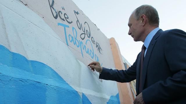 Как Украине реагировать на визиты Путина в оккупированный Крым?