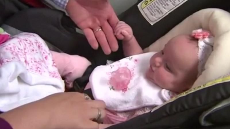 Дівчинка буквально двічі з'явилась на світ у США Дівчинка буквально двічі з'явилась на світ у США