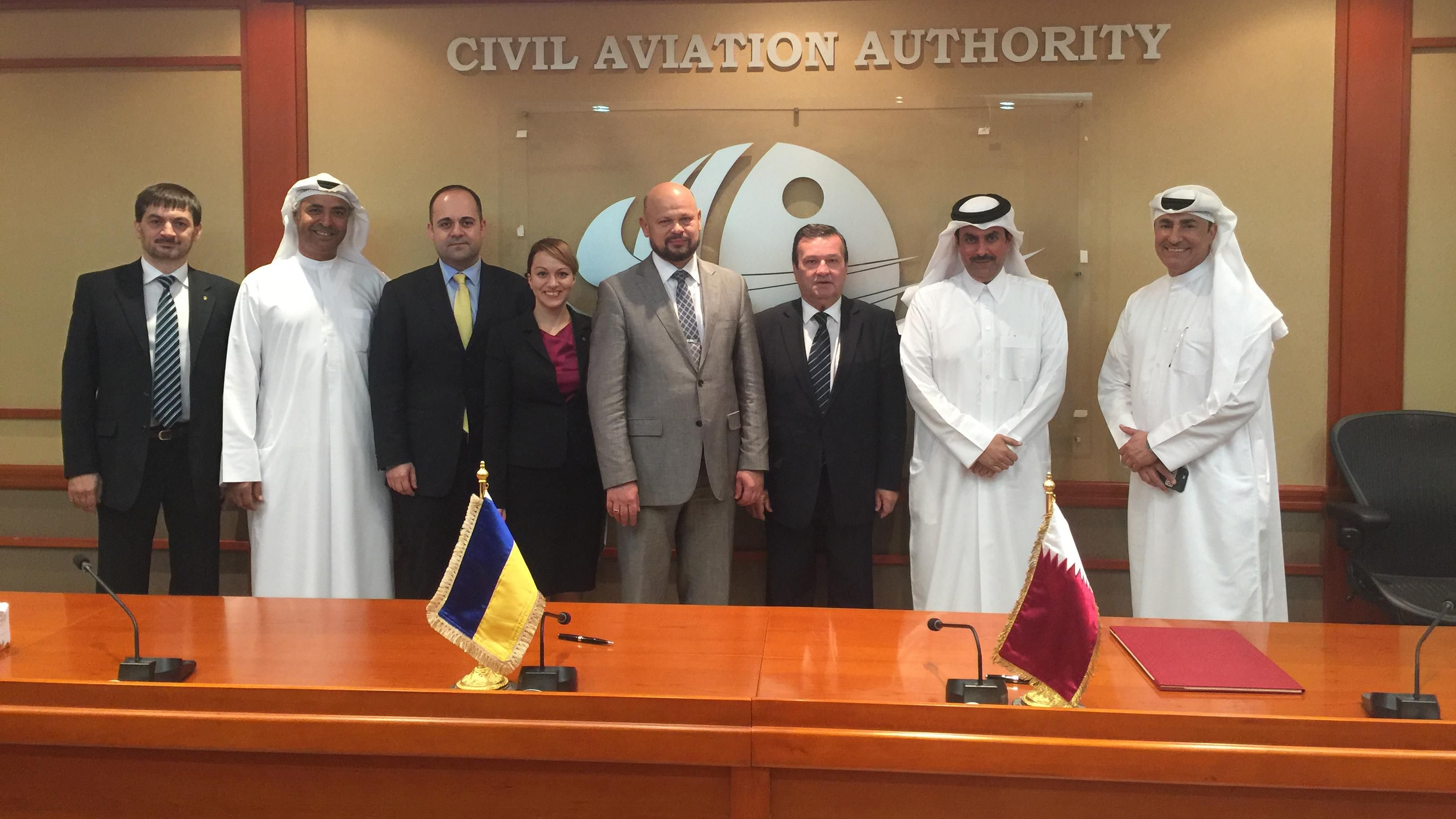 Україна та Катар підписали меморандум щодо прямого авіасполучення 