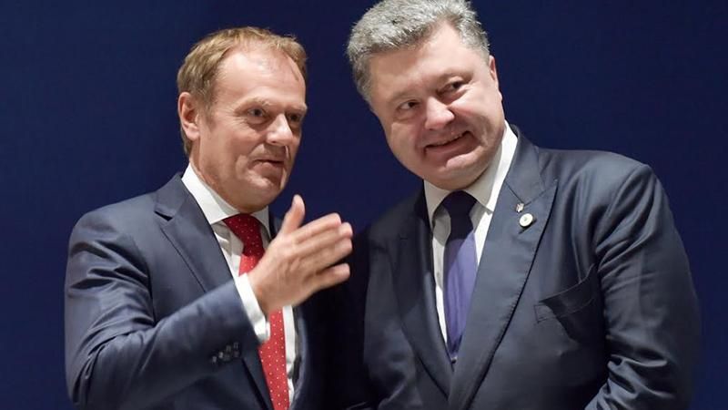 Порошенко и Туск обсудили безвиз для украинцев