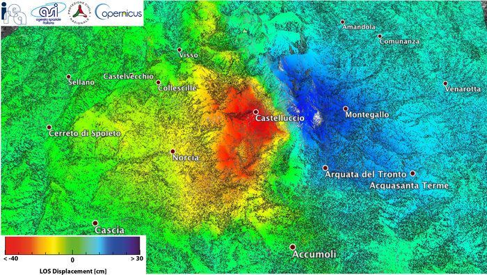 Из-за землетрясения в Италии существенно сдвинулась земная кора