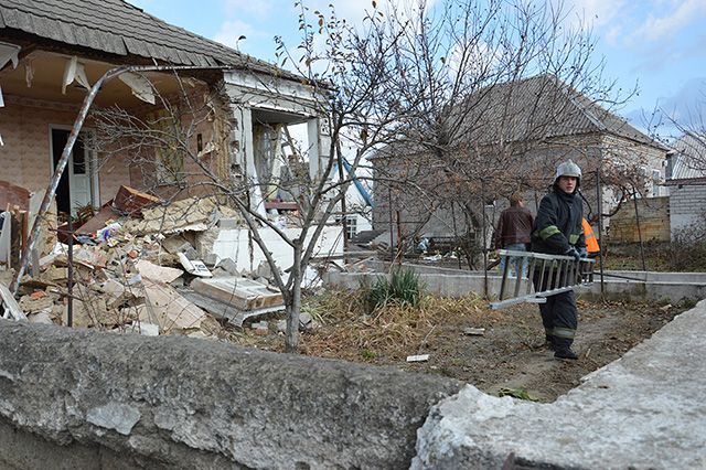 Взрыв обрушил часть дома в Днепре