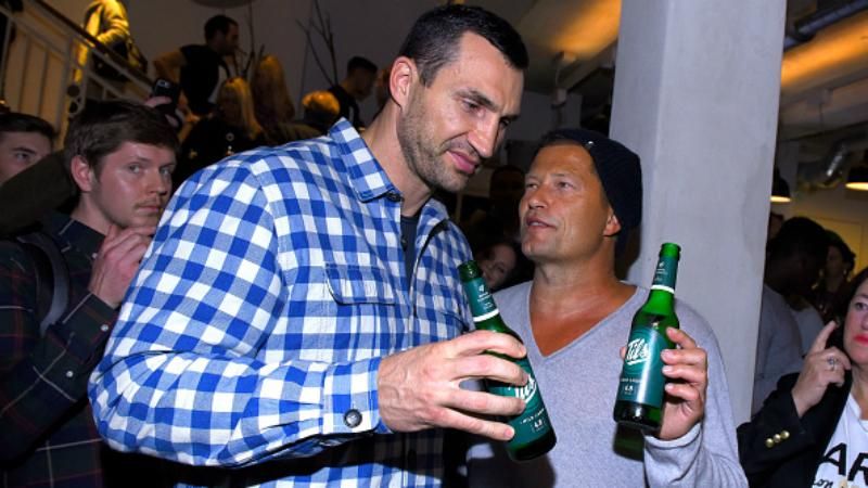 Как Кличко немецкого пива со Швайгером выпивал