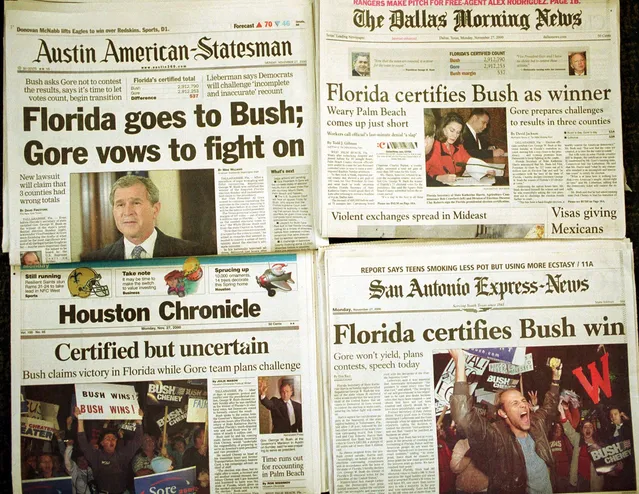 Буш переміг Гора завдяки 537 голосам у Флориді Буш переміг Гора завдяки 537 голосам у Флориді