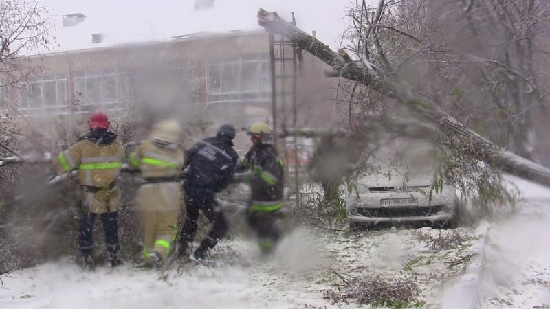 У ДСНС розповіли, де випало найбільше снігу