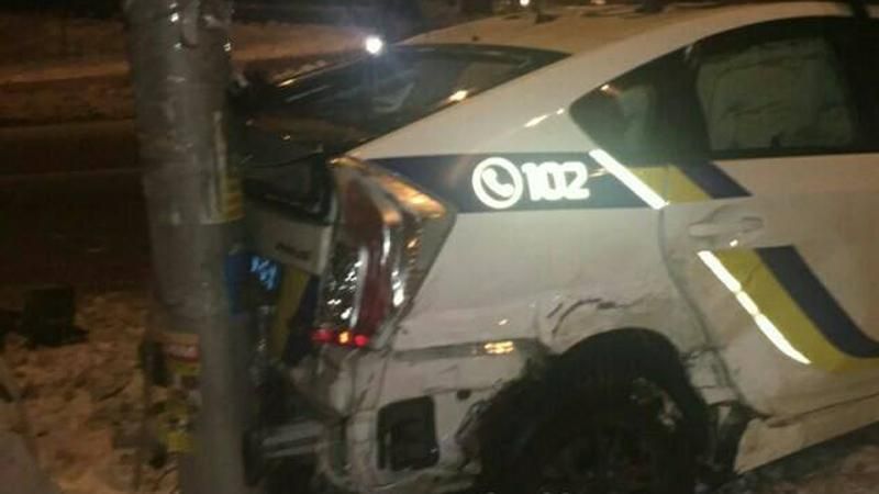 Чергова ДТП за участю патрульних сталася у Києві Чергова ДТП за участю патрульних сталася у Києві