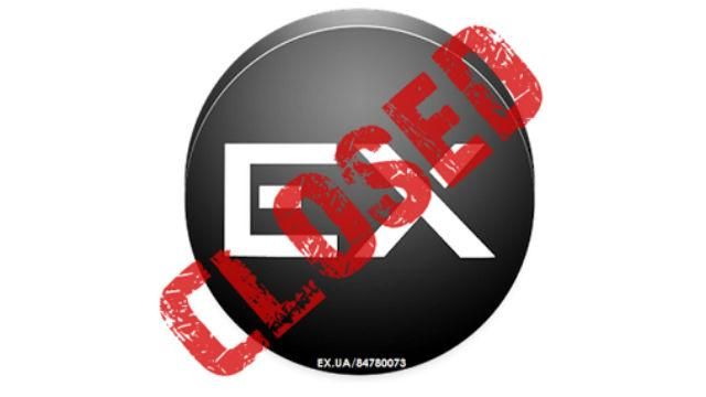 Украинский файлообменник EX.UA также прекращает работу Украинский файлообменник EX.UA также прекращает работу