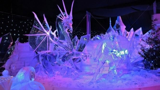 Невероятная выставка ледовых скульптур откроется в Бельгии