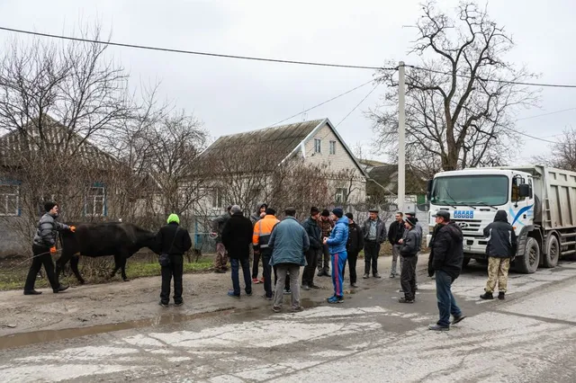 Протест, вантажівки, Дніпро Протест, вантажівки, Дніпро