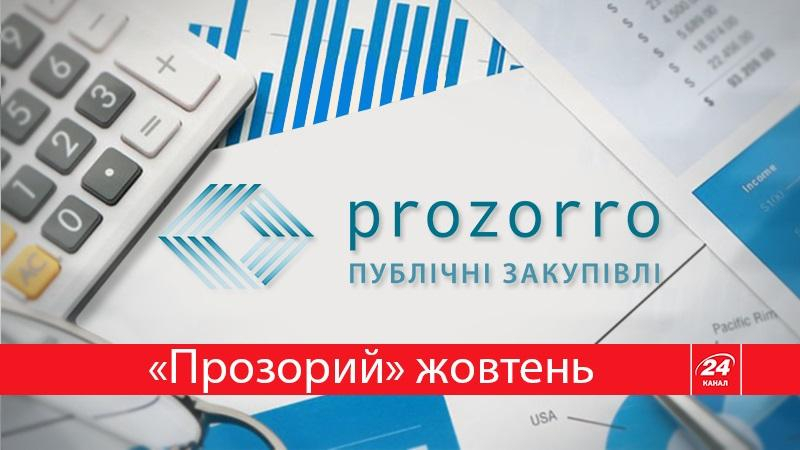 "Прозрачный" октябрь: главные закупки в инфографике