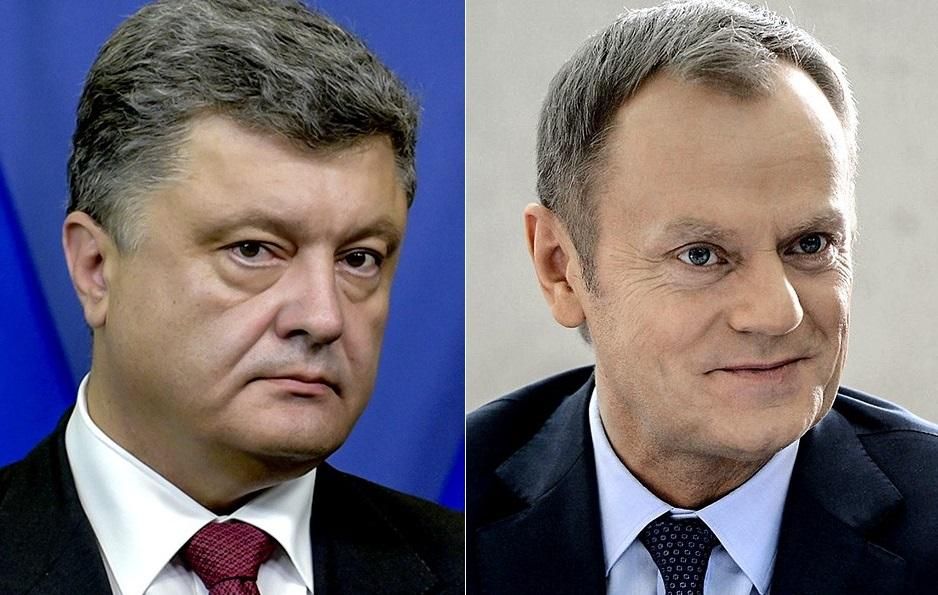 Туск обнадежил Порошенко относительно безвиза для Украины