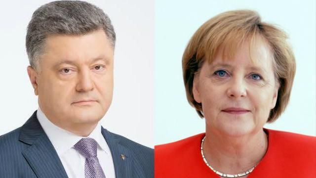 Порошенко поговорил с Меркель: договорились о "нормандской" встрече Порошенко поговорил с Меркель: договорились о "нормандской" встрече